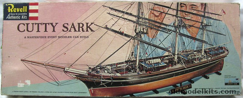 Revell 1/96 Cutty Sark Clipper Ship - 3 Feet Long, H364-995 plastic model kit